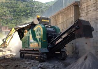 Mobilní čelisťové drtiče Komplet MILL TRACK 5000