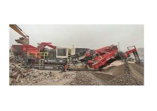 Mobilní čelisťové drtiče Sandvik QI442 HS