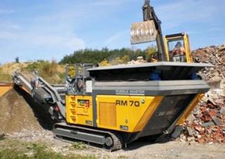 Mobilní čelisťové drtiče Rubble Master RM 70GO! 2.0
