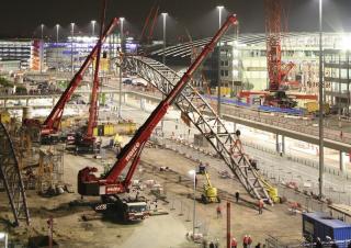 Mobilní jeřáby s příhradovým výložníkem Liebherr LG 1750
