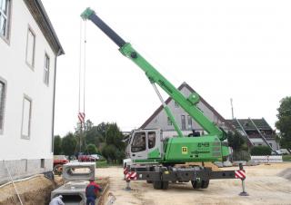 Mobilní jeřáby s teleskopickým výložníkem Sennebogen 643E