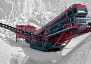 Mobilní třídiče Terex-Finlay 693+ Spaleck