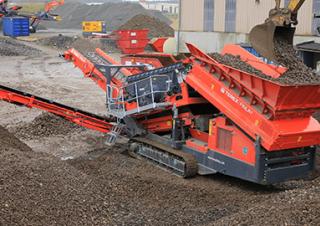 Mobilní třídiče Terex-Finlay 873+ Spaleck