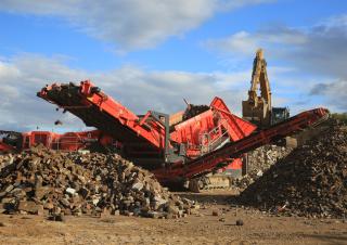 Mobilní třídiče Terex-Finlay 873+ Spaleck