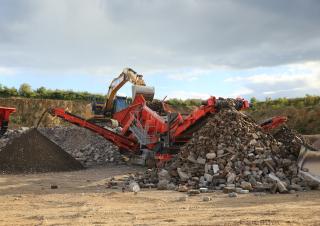 Mobilní třídiče Terex-Finlay 873+ Spaleck