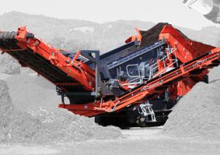Mobilní třídiče Terex-Finlay 883+ Spaleck