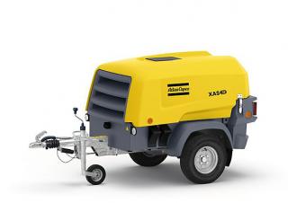 Vzduchové kompresory Přenosné vzduchové kompresory - dieslové, elektrické a benzínové Atlas Copco XAS 38 Kd