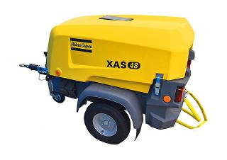 Vzduchové kompresory Přenosné vzduchové kompresory - dieslové, elektrické a benzínové Atlas Copco XAS 48 Kd