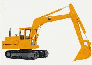 Pásová rypadla John Deere Construction 690B
