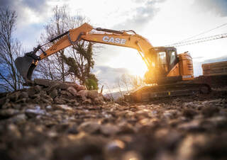 Pásová rypadla Case CX245D SR