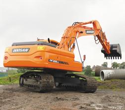 Pásová rypadla Doosan DX 255 N LC