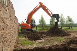 Pásová rypadla Doosan DX140LCR-3