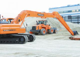 Elektrická pásová rypadla Doosan DX300LC SLR