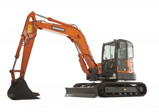 Pásová rypadla Doosan DX85R-3