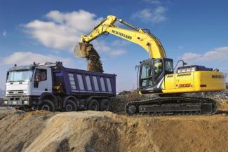 Pásová rypadla New Holland E305C