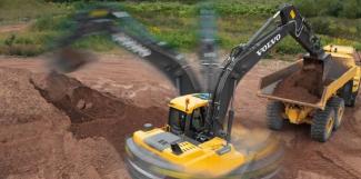 Pásová rypadla Volvo EC160DL