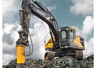 Pásová rypadla Volvo EC250ELR
