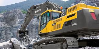 Pásová rypadla Volvo EC480DL