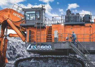 Pásová rypadla Hitachi EX5600-7