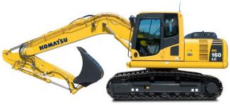 Pásová rypadla Komatsu PC160LC-7