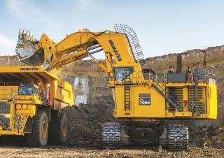 Pásová rypadla Komatsu PC7000-11 