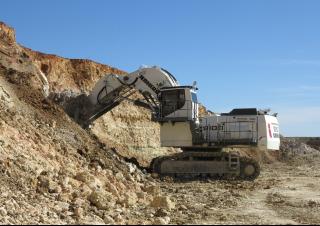 Pásová rypadla Liebherr R 9100 B 