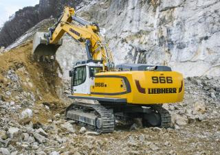Pásová rypadla Liebherr R 966 Litronic 