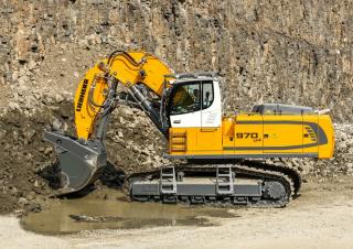 Pásová rypadla Liebherr R 970 SME Litronic 