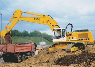 Pásová rypadla Liebherr R954B