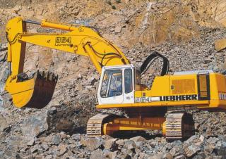 Pásová rypadla Liebherr R964
