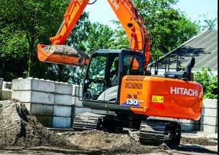 Pásová rypadla Hitachi ZX130-6