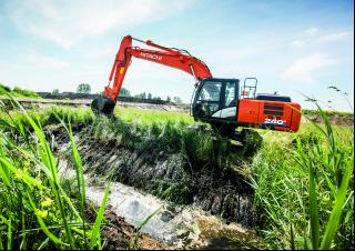 Pásová rypadla Hitachi ZX240N-6