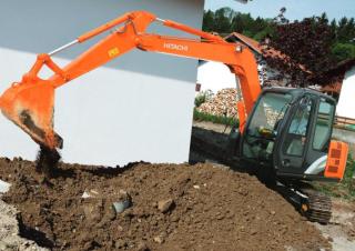 Pásová rypadla Hitachi ZX70-5G