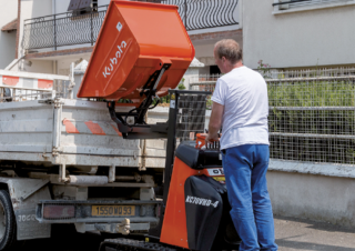 Pásové dumpery Kubota KC 70 HV-4