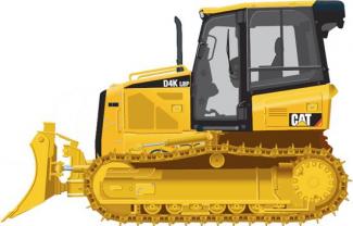 Pásové buldozery Caterpillar D4K XL