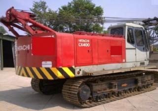 Pásové jeřáby s příhradovým výložníkem Hitachi CX 400