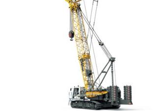 Pásové jeřáby s příhradovým výložníkem Liebherr LR 1110
