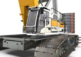 Pásové jeřáby s příhradovým výložníkem Liebherr LR 1200.1 Unplugged 