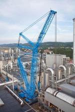 Pásové jeřáby s příhradovým výložníkem Liebherr LR 1600/2