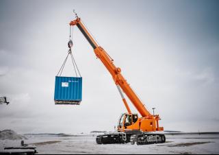 Pásové jeřáby s teleskopickým výložníkem Liebherr LTR 1040