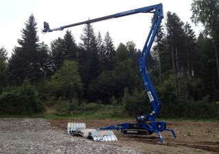 Kloubové pracovní plošiny Pásové kloubové pracovní plošiny CTE Traccess 230 Winch