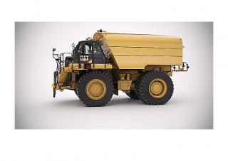 Pevné dampry Caterpillar 775G WTR Bare chassis