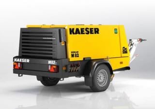 Vzduchové kompresory Přenosné vzduchové kompresory - dieslové, elektrické a benzínové Kaeser Mobilair M 82 G 13 kVA
