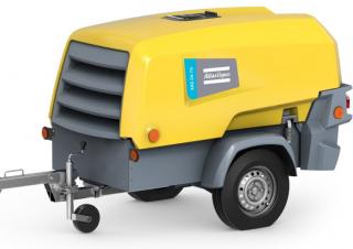 Vzduchové kompresory Přenosné vzduchové kompresory - dieslové, elektrické a benzínové Atlas Copco XAS 58-7 Kd