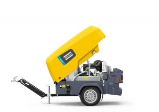 Vzduchové kompresory Přenosné vzduchové kompresory - dieslové, elektrické a benzínové Atlas Copco XAS 88-7 KdG 9 kVA