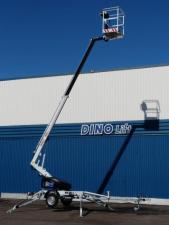 Teleskopické pracovní plošiny Přívěsné teleskopické pracovní plošiny Dino Lift Dino 105TL