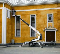 Teleskopické pracovní plošiny Přívěsné teleskopické pracovní plošiny Dino Lift Dino 120T