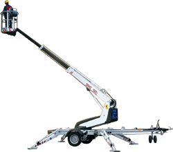 Teleskopické pracovní plošiny Přívěsné teleskopické pracovní plošiny Dino Lift Dino 120T