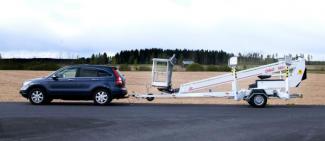 Teleskopické pracovní plošiny Přívěsné teleskopické pracovní plošiny Dino Lift Dino 180T