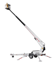 Teleskopické pracovní plošiny Přívěsné teleskopické pracovní plošiny Dino Lift Dino 180T